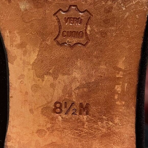 Enzo Angiolini Womens Black Velvet Square Toe Slip On Loafer Shoes Size 8.5 M - Picture 10 of 10